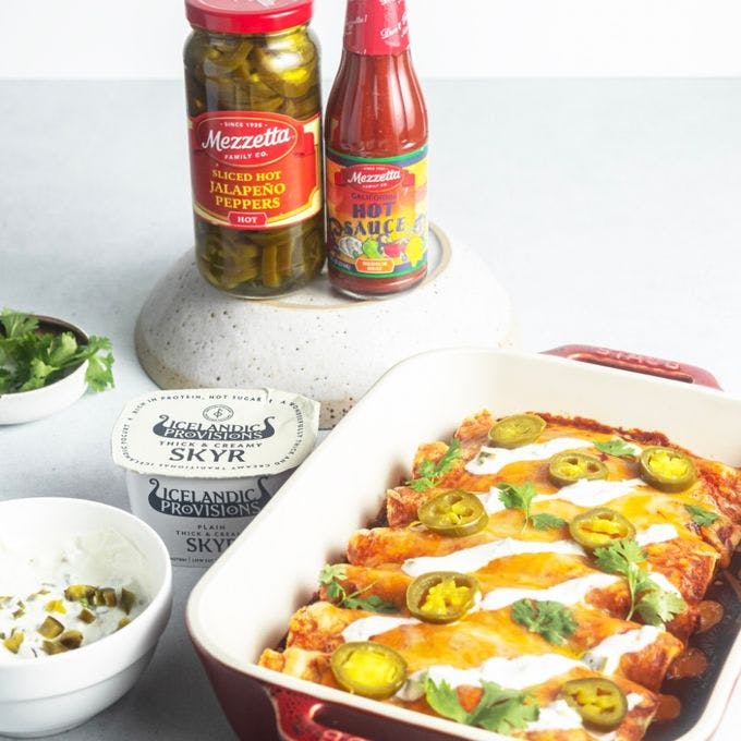Cover Image for Leftover Turkey Enchiladas