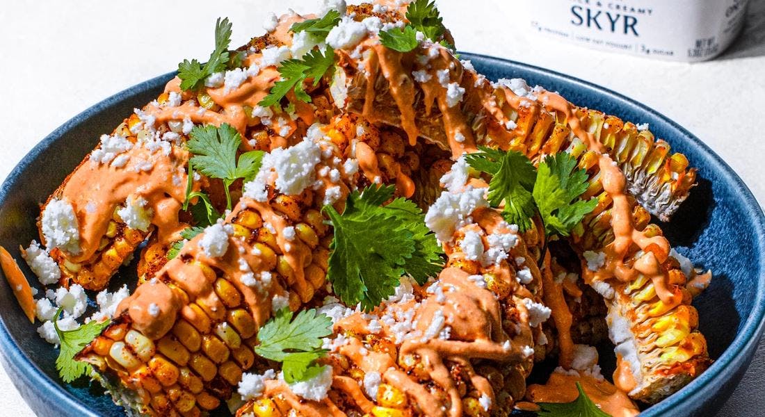 Corn Ribs with Chipotle Skyr