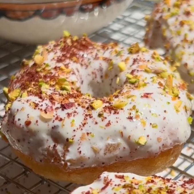 Cover Image for Moroccan Doughnuts with Coconut Skyr Glaze