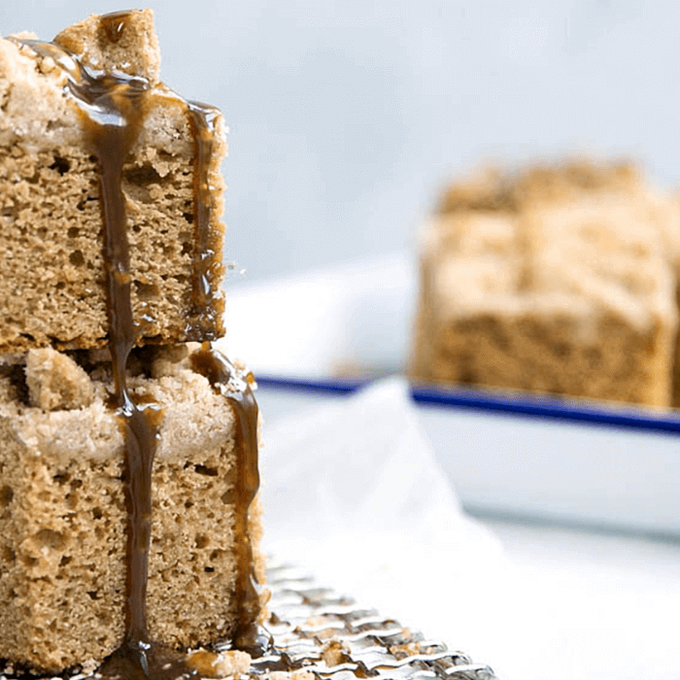 Cover Image for Skyr Spice Cake with Toffee Sauce
