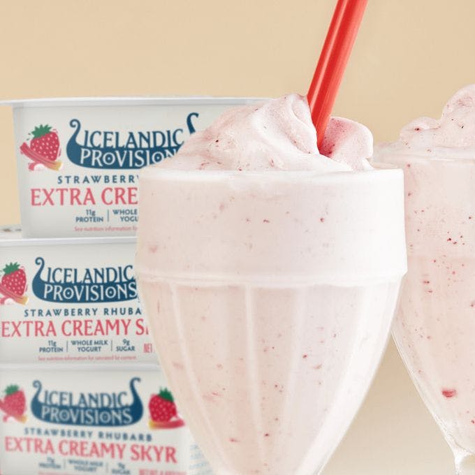Cover Image for Strawberry Rhubarb Extra Creamy Milkshake