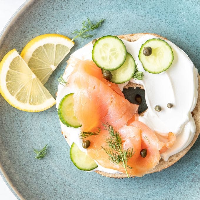 Cover Image for Bagel with Lox and Skyr